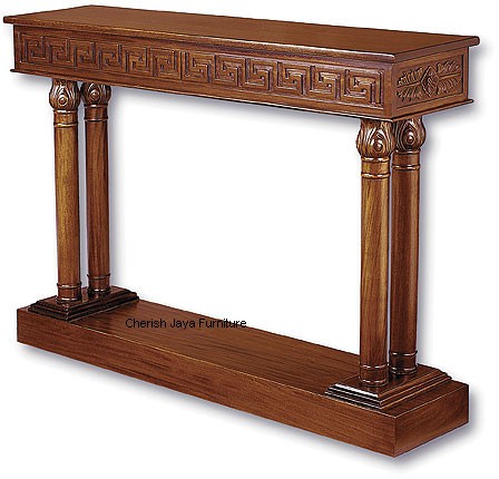 Code: WLL 102-M Name: Hall Table Size: W=172 x D=30 x H=90 cm Wood: Solid Mahogany wood.﻿